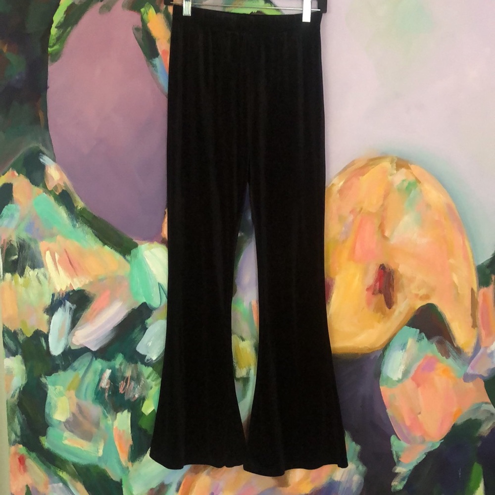 Vintage Dressing - Black Velvet Bellbottoms